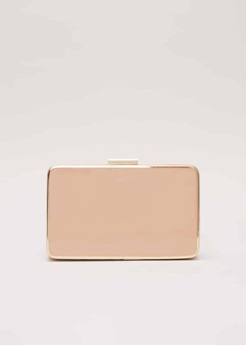 Phase Eight Patent Box Bags Pink Canada | UAYDWO-402